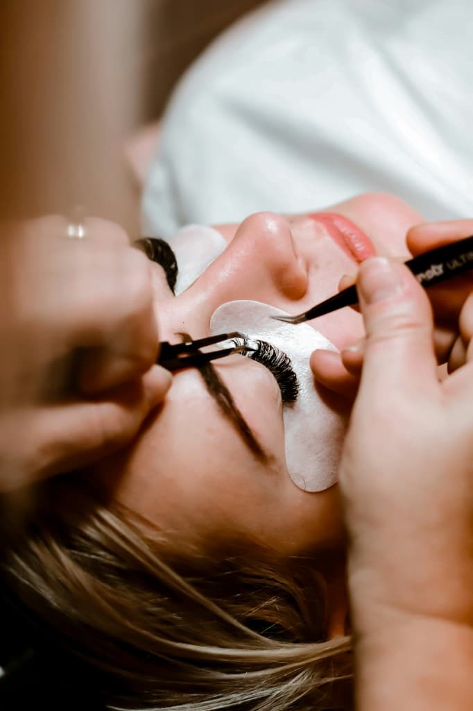 Eyelash extensions at Classic Beauty and Hair beauty salon, St John Street Launceston