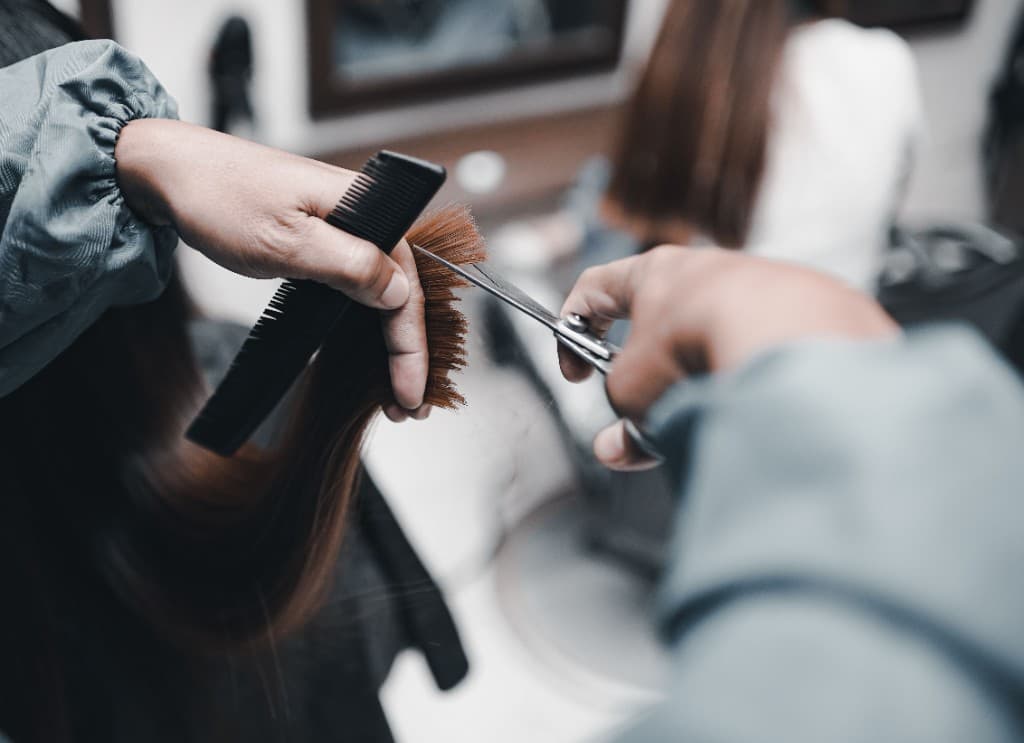 Precision hair trim at Classic Beauty and Hair, Launceston